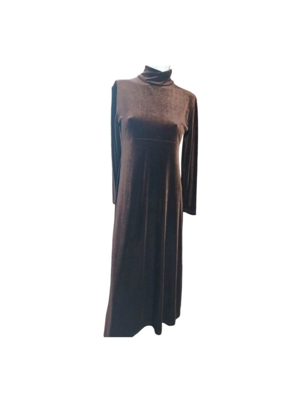 Vintage Velvet Rich Brown Dress Algo Petite Canada